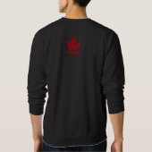Cool Canada Sweatshirt Retro Maple Leaf Souvenir (Dos)