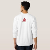 Cool Canada Sweatshirt Retro Maple Leaf Souvenir (Achterkant volledig)
