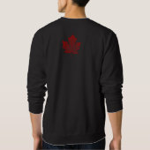 Cool Canada Sweatshirt Retro Maple Leaf Souvenir (Dos)