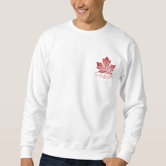 Cool Canada Sweatshirt Retro Maple Leaf Souvenir (Devant)