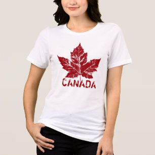 Cool Canada T-shirt Retro Maple Leaf Souvenir
