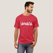 Cool Canada T-shirt Rétro Tee - shirt feuille d'ér (Devant entier)