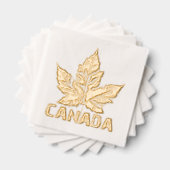 Cool Canada Tableware Retro Maple Leaf Souvenir  (Insitu (empilé))
