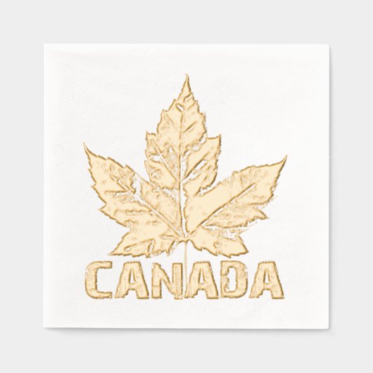 Cool Canada Tableware Retro Maple Leaf Souvenir  (Recto)
