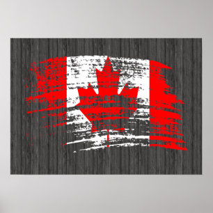 Cool Canadees vlagontwerp Poster