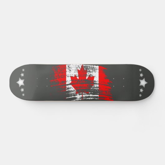 Cool Canadees vlagontwerp Skateboard (Horizontaal)