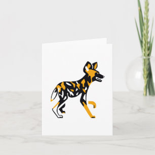Cool Cape jachthond - Bedreigde dieren grafiek Kaart