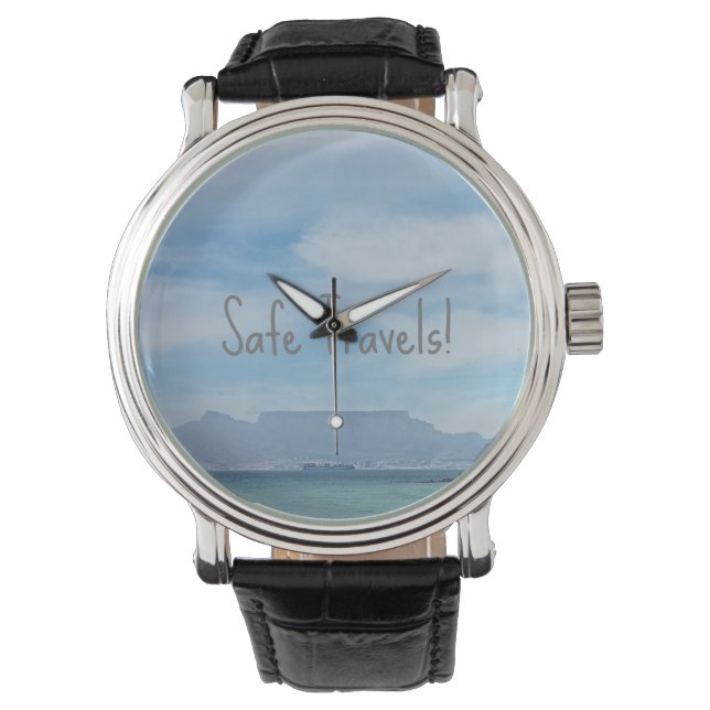 Cool Cape Town Veilige reizen Horloge (Voorkant)