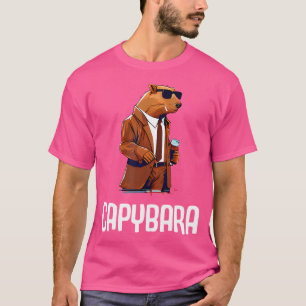 Cool Capybara Zonnebril Water Varken Zuid-Amerika T-shirt