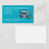 Cool Car Wash Detailing Service Visitekaartje (Voorkant / Achterkant)