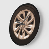 Cool Car Wheel-wieldop Grote Klok (Hoek)