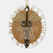 Cool Cardiac Infirmière Caduceus ornement (Gauche)