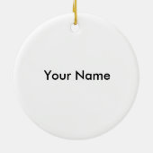 Cool Cardiac Nurse Caduceus-ornament Keramisch Ornament (Achterkant)