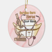 Cool Cardiac Nurse Keramisch Ornament (Links)
