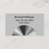 Cool Carpenter Entrepreneur Cartes de visite (Dos)