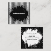 Cool Cartes de visite de construction unique (Devant / Derrière)