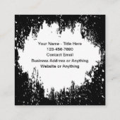 Cool Cartes de visite de construction unique (Dos)