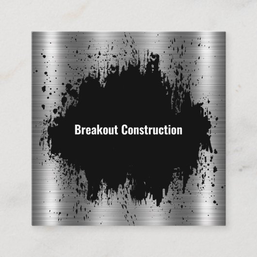 Cool Cartes de visite de construction unique (Devant)