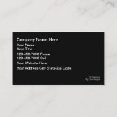 Cool Cartes de visite de construction unique (Dos)