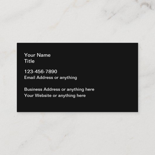 Cool Cartes de visite de construction unique (Dos)