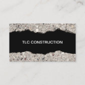 Cool Cartes de visite de construction unique (Devant)