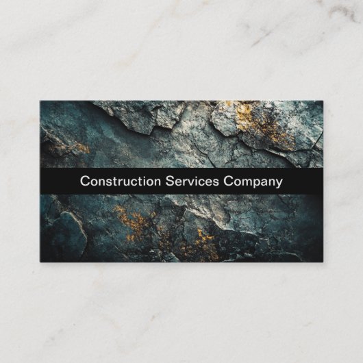 Cool Cartes de visite de la construction moderne (Devant)