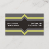 Cool Cartes de visite Monogrammes (Dos)