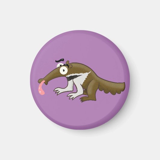 Cool Cartoon Anteater Magneet (Voorkant)