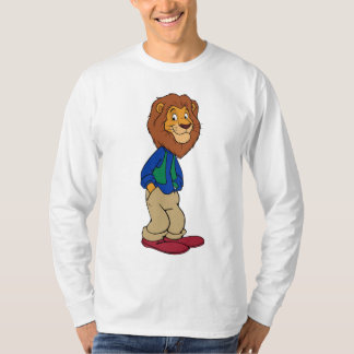 Cool Cartoon Lion Mascot T-shirt Design