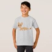 Cool Cartoon Lioness Children T-shirt (Voorkant volledig)