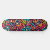 Cool Cartoon Monsters Skateboard (Horizontaal)