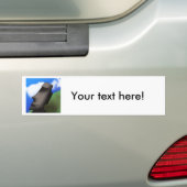 Cool Cartoon Paaseiland Moai Head Bumpersticker (Op auto)