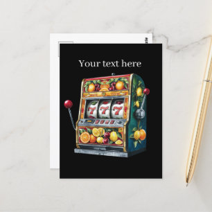 Cool Casino liefhebbers aanpasbaar Briefkaart