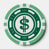 Cool Casino liefhebbers tekst toevoegen Poker Chips (Voorkant)