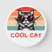 Cool cat 2 ronde klok (Voorkant)