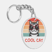 Cool cat 2 sleutelhanger (Voorkant Links)