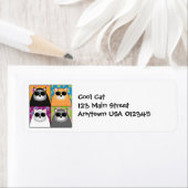 Cool Cat Adreslabel Etiket (Insitu)