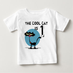 Cool Cat  Birthday T-shirt