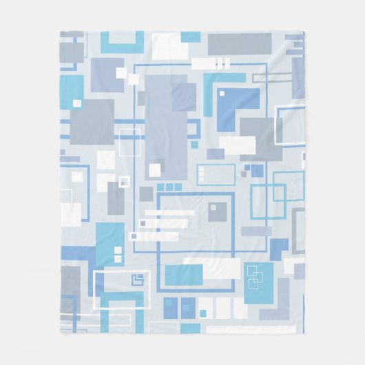 Cool Cat Blues Fleece Deken (Voorkant)