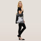Cool Cat Canvas tas (Op model)