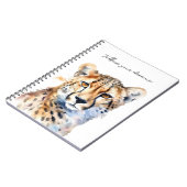 Cool Cat Cheetah Notitieboek (Linkerzijde)