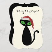 Cool Cat Christmas-Kaart Feestdagenkaart (Voorkant / Achterkant)