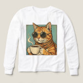 Cool Cat Coffee Retro Style Design for Cat Lovers (Motif recto)