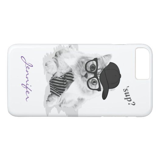 Cool Cat Coque-Mate iPhone 7 Coque (Dos (Horizontal))