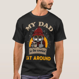 Cool cat dad t-shirt
