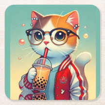 Cool Cat drink boba