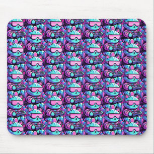 Cool Cat Gamer Muismat