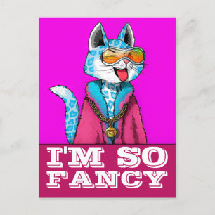 COOL CAT GRAPPIG FANCY ART BRIEFKAART
