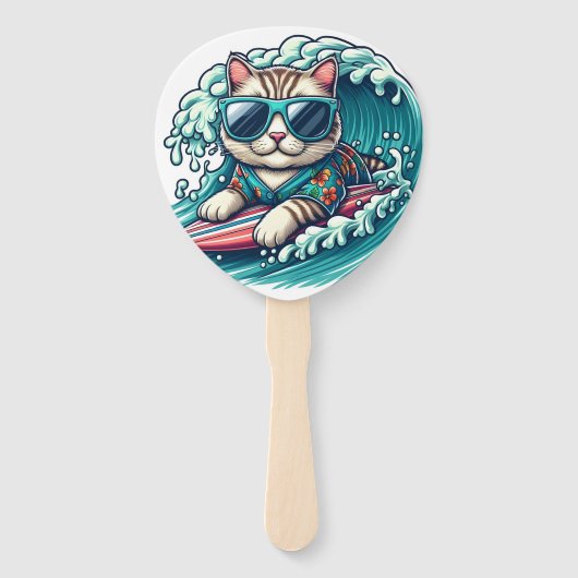 Cool cat handwaaier (Achterkant)