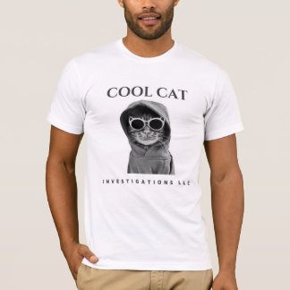 Cool Cat Investigations LLC logo t-shirt